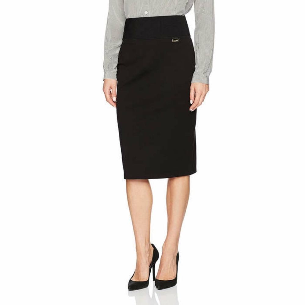 Calvin Klein Wide-Waistbandpencil skirt - Picture 2 of 5